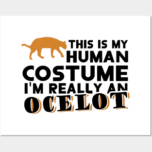 Buy ocelot human costume cuddly toy fan Posters and Art